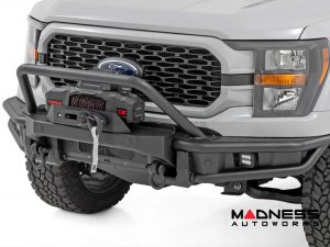 Ford F-150 Front Bumper - Tubular - Rough Country - (2021 -2023) - w/ Winch Plate